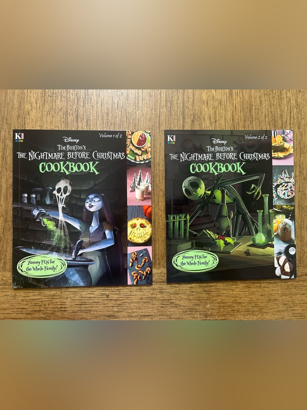 Disney The Nightmare Before Christmas Cookbook Set - Volume 1 & 2